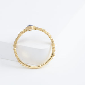Whisper one-of-a-kind light blue sapphire ring