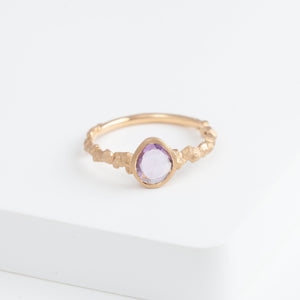 Whisper one-of-a-kind pink sapphire ring