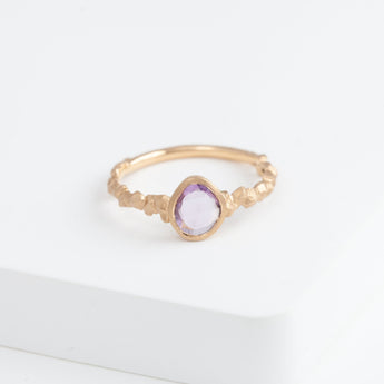 Whisper one-of-a-kind pink sapphire ring