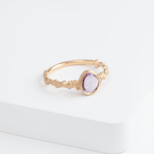Whisper one-of-a-kind pink sapphire ring