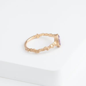 Whisper one-of-a-kind pink sapphire ring