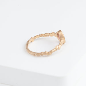 Whisper one-of-a-kind pink sapphire ring
