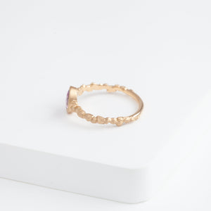 Whisper one-of-a-kind pink sapphire ring