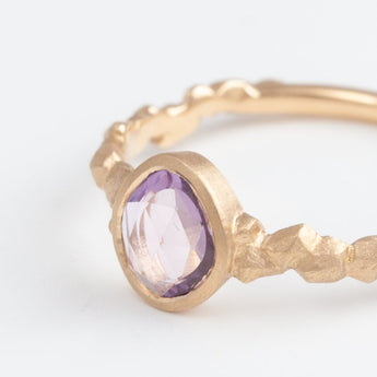 Whisper one-of-a-kind pink sapphire ring