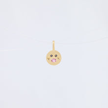 Load image into Gallery viewer, Oval mouth face pendant necklace
