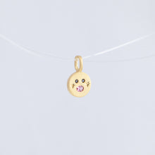 Load image into Gallery viewer, Oval mouth face pendant necklace
