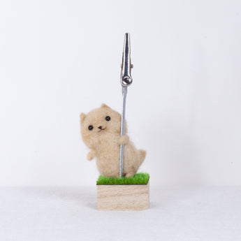 Fluffy - Pomeranian memo stand