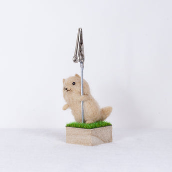 Fluffy - Pomeranian memo stand