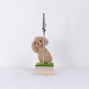 Fluffy - Poodle memo stand