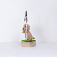 Load image into Gallery viewer, Fluffy - Poodle memo stand
