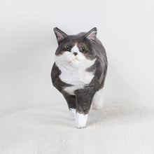 Load image into Gallery viewer, Ryoji Bannai - #1 Black and white walking cat

