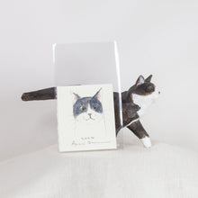 Load image into Gallery viewer, Ryoji Bannai - #1 Black and white walking cat
