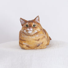 Load image into Gallery viewer, Ryoji Bannai - #20 Orange tabby chilling cat
