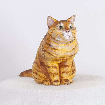 Ryoji Bannai - #9 Orange tabby sitting cat