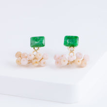 Load image into Gallery viewer, Fairy maw sit sit and pink opal earrings [Limited Edition]
