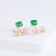 Load image into Gallery viewer, Fairy maw sit sit and pink opal earrings [Limited Edition]
