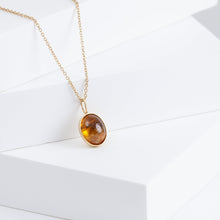 Load image into Gallery viewer, Octavia brown tourmaline necklace
