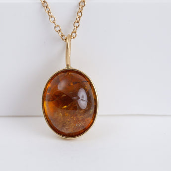 Octavia brown tourmaline necklace