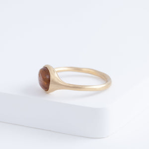Maxi Yui brown tourmaline ring