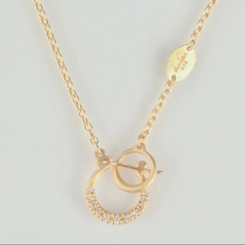 [Special Order for Dixie - 50% Balance] Hung necklace with platinum chain