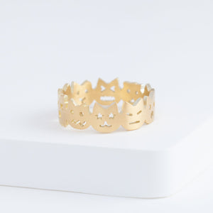 Cat iconic ring