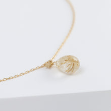 Load image into Gallery viewer, Smiley rutilated quartz briolette bracelet
