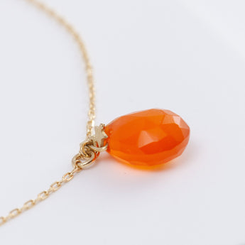 Smiley carnelian bracelet