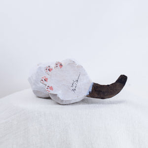 Ryoji Bannai - #2513 Black and white side sitting cat