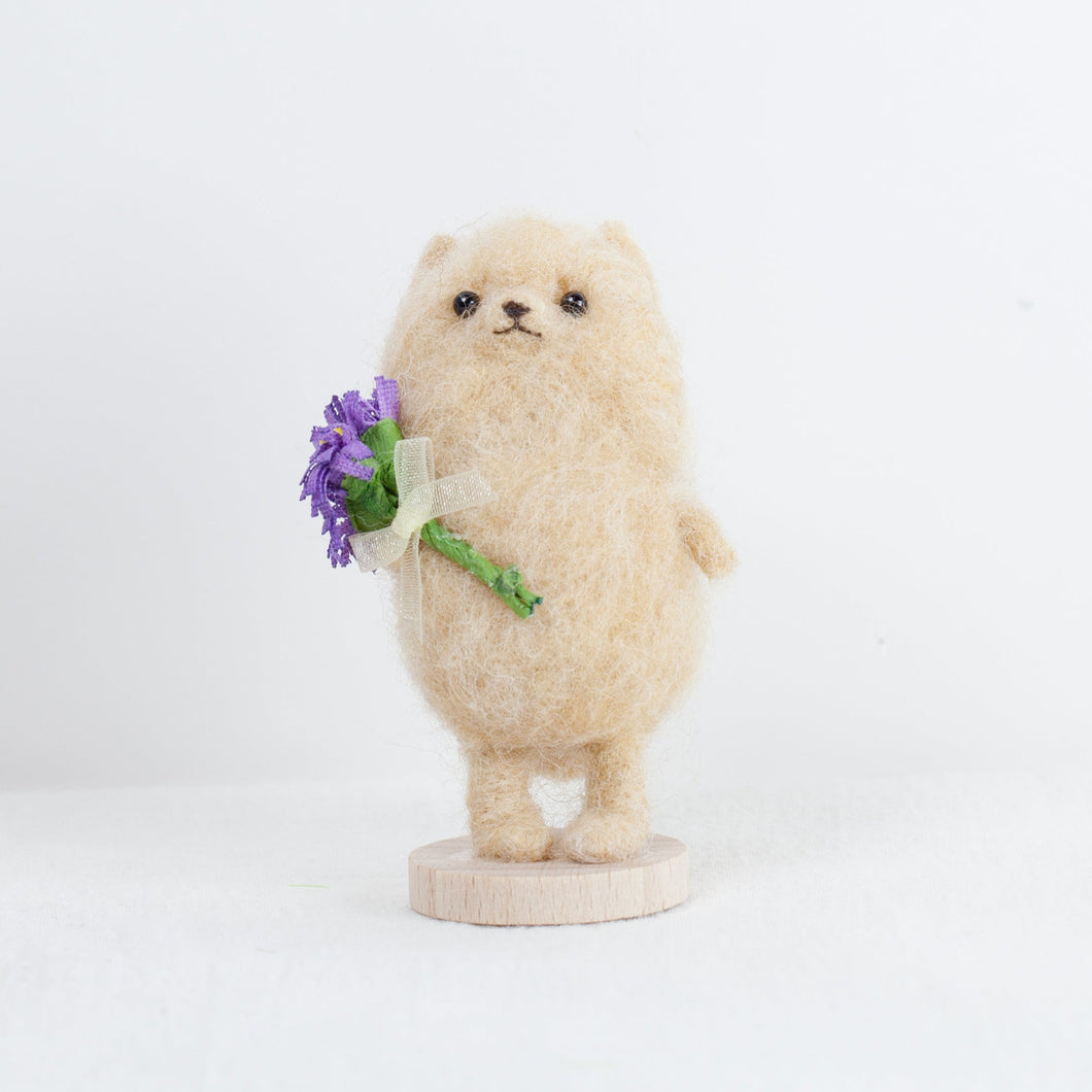 Fluffy - small Pomeranian doll