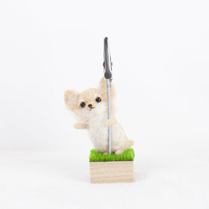 Fluffy - Chihuahua memo stand