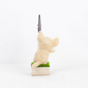 Fluffy - Chihuahua memo stand