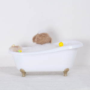 Fluffy - poodle bath time