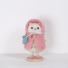 Load image into Gallery viewer, Fluffy - medium pink poncho Pomeranian doll [Kolekto Special]
