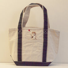 Load image into Gallery viewer, Fluffy - small Shiba tote bag
