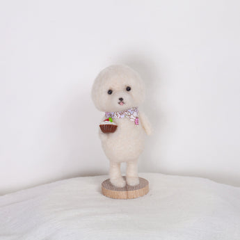 Fluffy - small Bichon doll