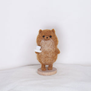 Fluffy - small Pomeranian doll