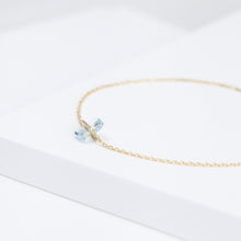 Load image into Gallery viewer, Band one-of-a-kind rectangular aquamarine bracelet

