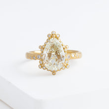 Load image into Gallery viewer, [Bespoke] Spread OOAK antique pear diamond ring
