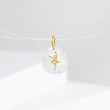 Load image into Gallery viewer, Ballerina rainbow moonstone pendant
