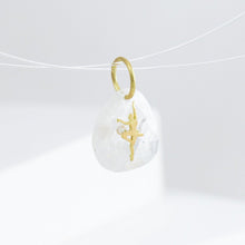 Load image into Gallery viewer, Ballerina rainbow moonstone pendant
