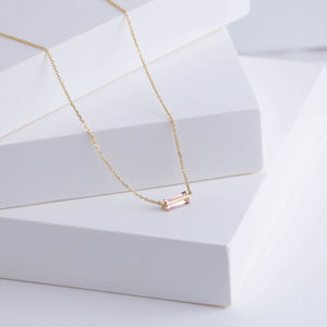Band one-of-a-kind imperial topaz necklace