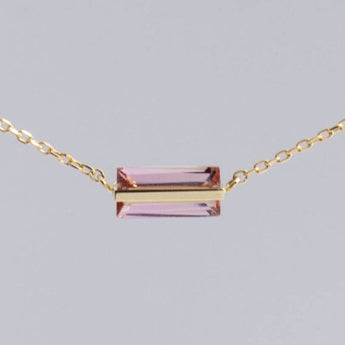 Band one-of-a-kind imperial topaz necklace