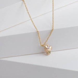 One-of-a-kind sapphire nugget necklace