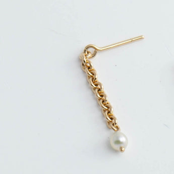 14K Cleo chain earrings