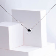 Load image into Gallery viewer, Rock Himalayan quartz necklace (small round)
