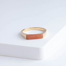 Load image into Gallery viewer, Rhodochrosite signet ring
