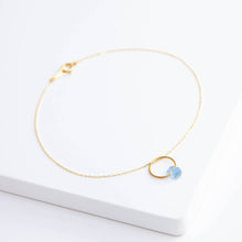 Load image into Gallery viewer, Rough stone aquamarine pendant - Kolekto 
