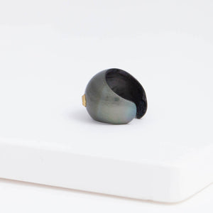 South sea black pearl ear cuff