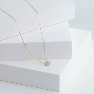 Baby Akoya pearl single pearl necklace
