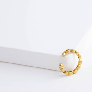 Repeat small oval ear cuff (single)